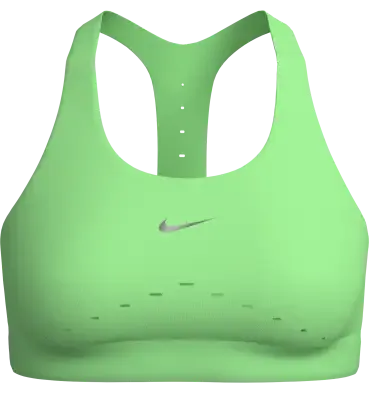 Green Nike running bra