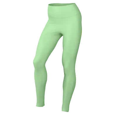 Green Nike running leggings