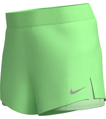 Green Nike running shorts