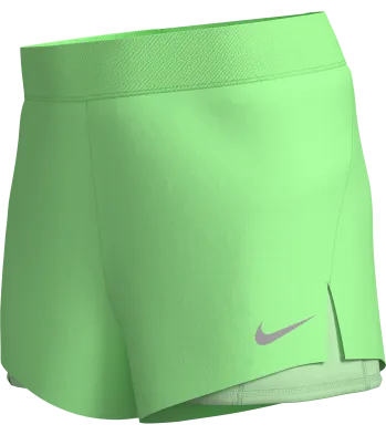 Green Nike running shorts