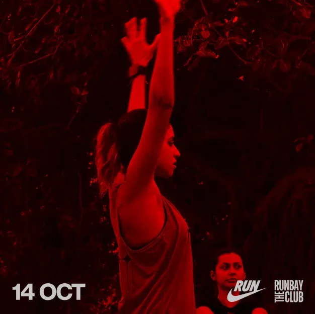 14 Oct — Nike Run Club and The RunBay Club logos