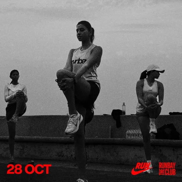 28 Oct — Nike Run Club and The RunBay Club logos
