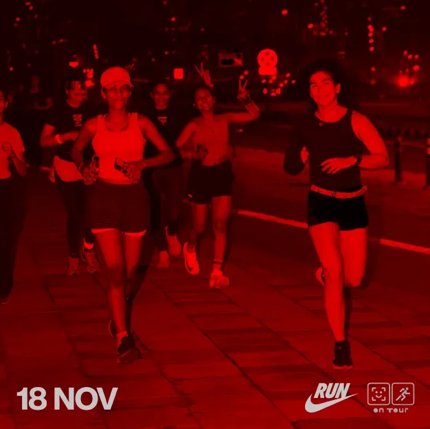 18 Nov — Nike Run Club and OnTour Run Club logos